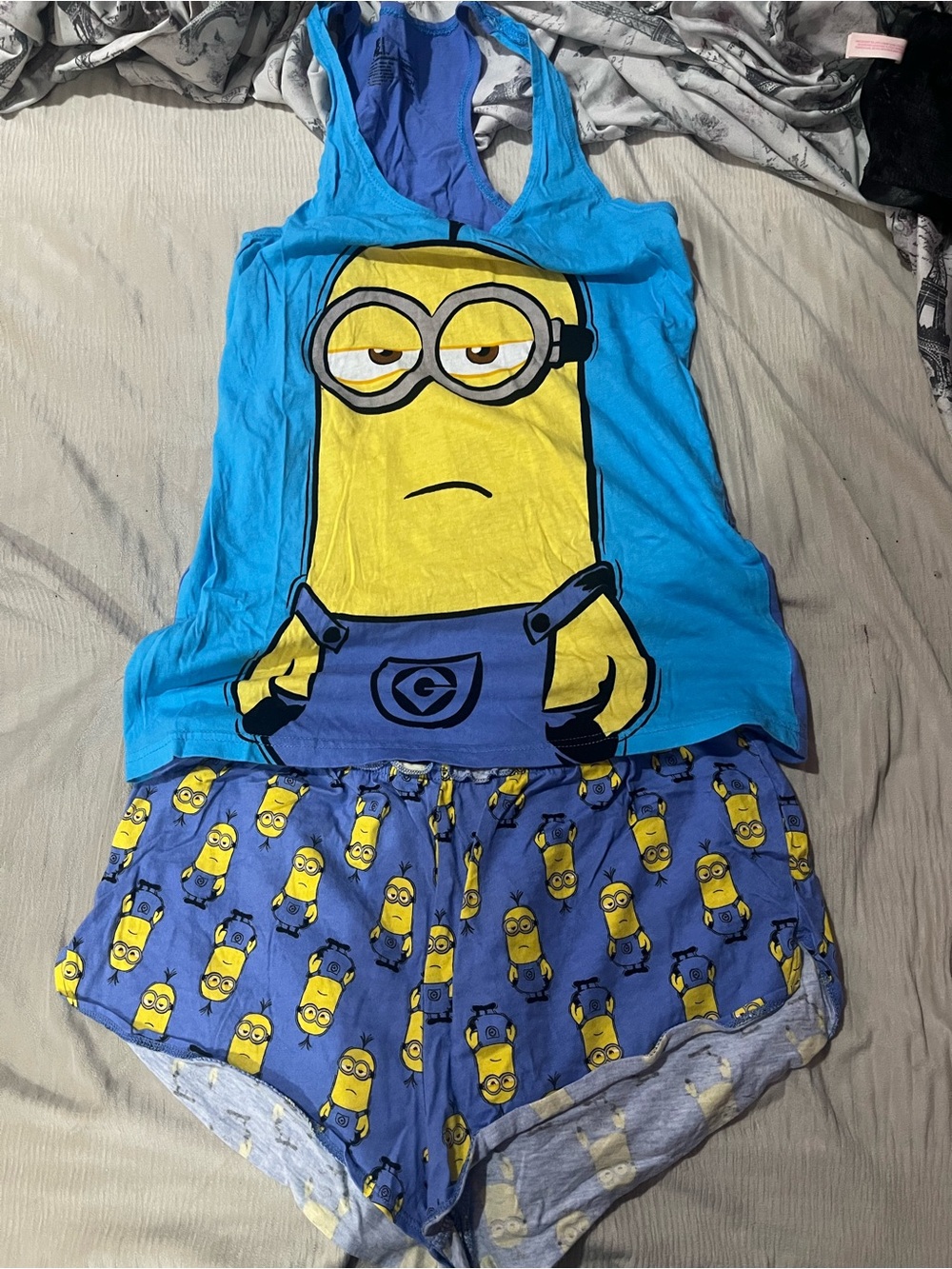 Minions Blue & Yellow Pajama Set